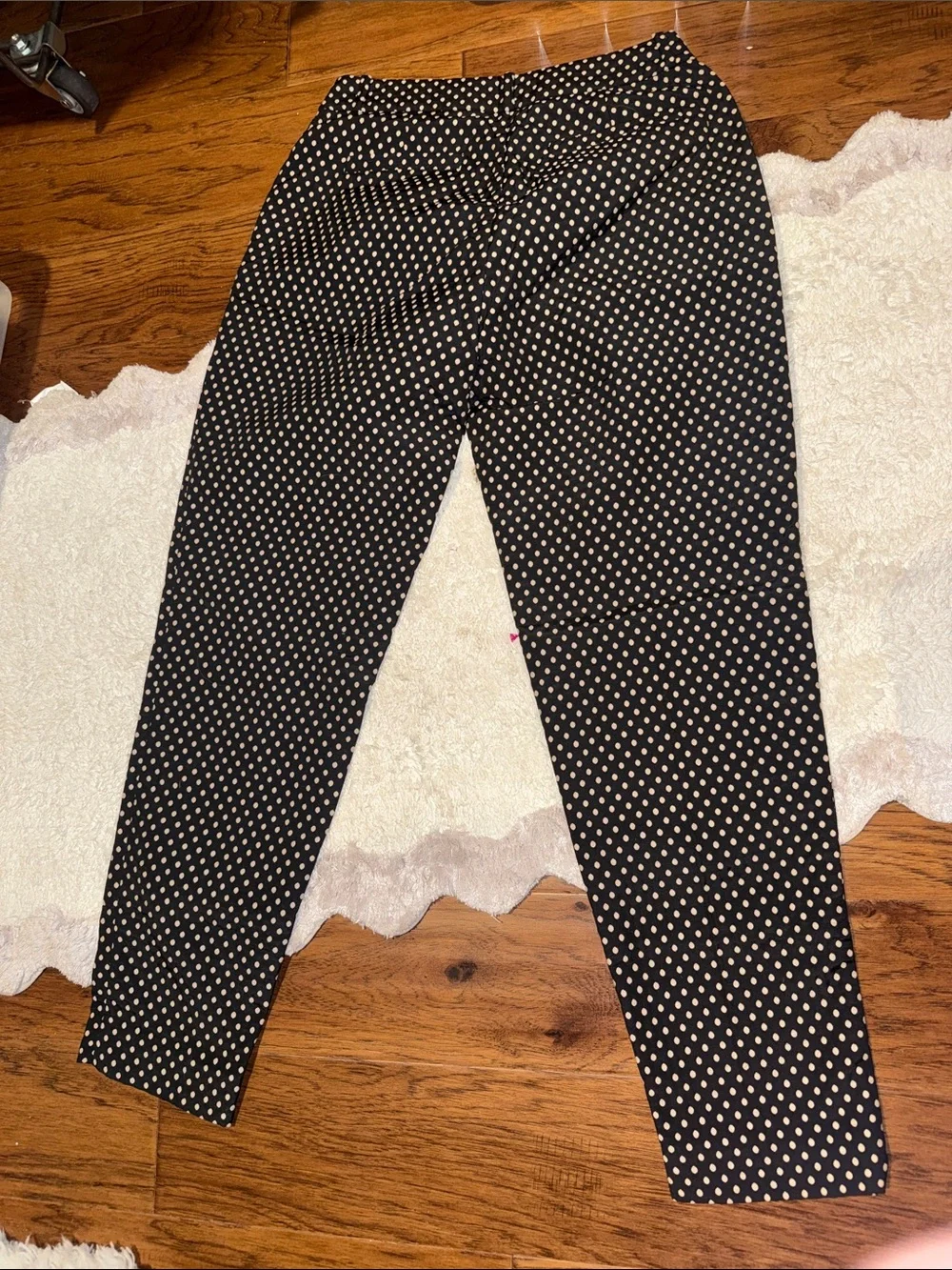 kate spade Black Polka Dot Slim Trousers